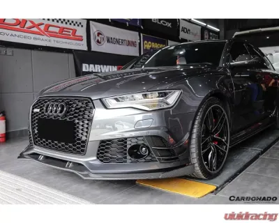 Carbonado CFRP BS Style Front Bumper Vent Caps Audi RS6 C7 Avant 2013-2018 - CF8362BS.CA