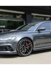 Carbonado CFRP BS Style Front Bumper Vent Caps Audi RS6 C7 Avant 2013-2018                                     - CF8362BS.CA - Image 9