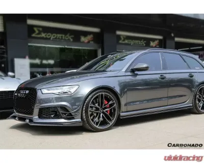 Carbonado CFRP BS Style Front Bumper Vent Caps Audi RS6 C7 Avant 2013-2018 - CF8362BS.CA