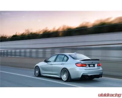 Carbonado CFRP GV Style Rear?Lip w/ Diffuser & Caps BMW 3 Series F30 | F35 M-Tech 2011-2019 - CF8467GV-RD