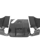 Carbonado CFRP GV Style Rear?Lip w/ Diffuser & Caps BMW 3 Series F30 | F35 M-Tech 2011-2019                                     - CF8467GV-RD - Image 10