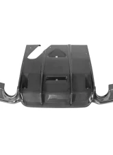 Carbonado CFRP GV Style Rear?Lip w/ Diffuser & Caps BMW 3 Series F30 | F35 M-Tech 2011-2019                                     - CF8467GV-RD - Image 2