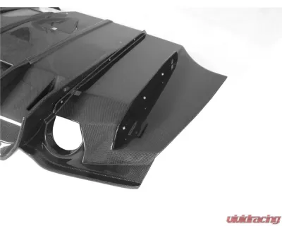Carbonado CFRP GV Style Rear?Lip w/ Diffuser & Caps BMW 3 Series F30 | F35 M-Tech 2011-2019 - CF8467GV-RD