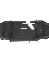 Carbonado CFRP GV Style Rear?Lip w/ Diffuser & Caps BMW 3 Series F30 | F35 M-Tech 2011-2019                                     - CF8467GV-RD - Image 7