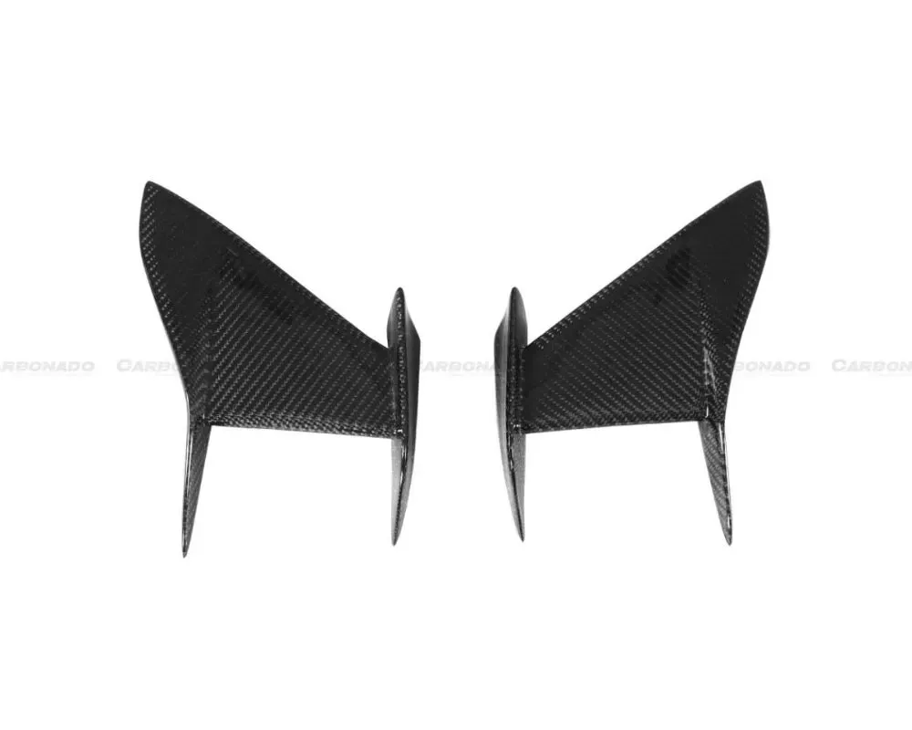Carbonado DryCF IMP Style Front Bumper Canards BMW 8-Series G14 | G15 | G16 2018-2022 - DRYCF8484IMP-FBCRD