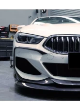 Carbonado DryCF IMP Style Front Bumper Canards BMW 8-Series G14 | G15 | G16 2018-2022                                     - DRYCF8484IMP-FBCRD - Image 13