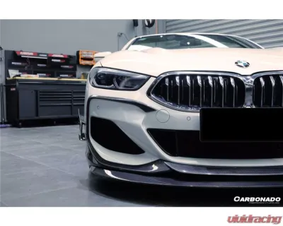 Carbonado DryCF IMP Style Front Bumper Canards BMW 8-Series G14 | G15 | G16 2018-2022 - DRYCF8484IMP-FBCRD