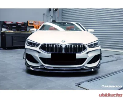 Carbonado DryCF IMP Style Front Bumper Canards BMW 8-Series G14 | G15 | G16 2018-2022 - DRYCF8484IMP-FBCRD