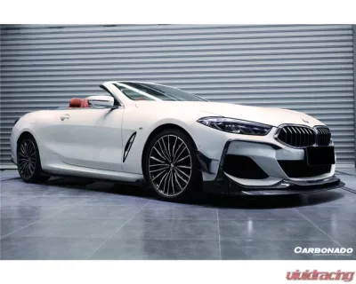 Carbonado DryCF IMP Style Front Bumper Canards BMW 8-Series G14 | G15 | G16 2018-2022 - DRYCF8484IMP-FBCRD
