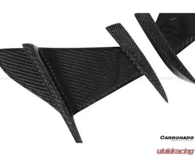 Carbonado DryCF IMP Style Front Bumper Canards BMW 8-Series G14 | G15 | G16 2018-2022 - DRYCF8484IMP-FBCRD