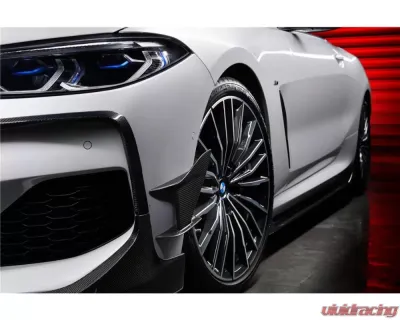 Carbonado DryCF IMP Style Front Bumper Canards BMW 8-Series G14 | G15 | G16 2018-2022 - DRYCF8484IMP-FBCRD