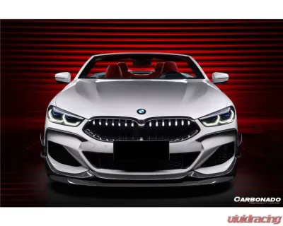 Carbonado DryCF IMP Style Front Bumper Canards BMW 8-Series G14 | G15 | G16 2018-2022 - DRYCF8484IMP-FBCRD