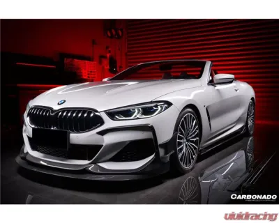 Carbonado DryCF IMP Style Front Bumper Canards BMW 8-Series G14 | G15 | G16 2018-2022 - DRYCF8484IMP-FBCRD