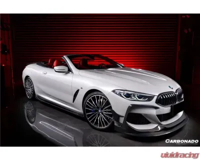 Carbonado DryCF IMP Style Front Bumper Canards BMW 8-Series G14 | G15 | G16 2018-2022 - DRYCF8484IMP-FBCRD
