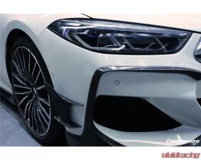 Carbonado DryCF IMP Style Front Bumper Canards BMW 8-Series G14 | G15 | G16 2018-2022 - DRYCF8484IMP-FBCRD
