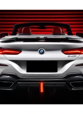 Carbonado CFRP IMP Style Spoiler Wing for BMW 8-Series G14 Convertible 2018-2022                                     - CF8484IMP-W - Image 8