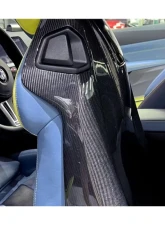 Carbonado CFRP OE Style Seat-Back Cover Replacement BMW M4 G82 | G83 2021+                                     - CF8485OE-STC - Image 13