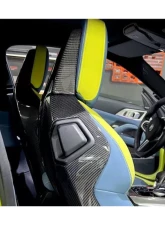 Carbonado CFRP OE Style Seat-Back Cover Replacement BMW M4 G82 | G83 2021+                                     - CF8485OE-STC - Image 15