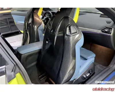 Carbonado CFRP OE Style Seat-Back Cover Replacement BMW M4 G82 | G83 2021+ - CF8485OE-STC