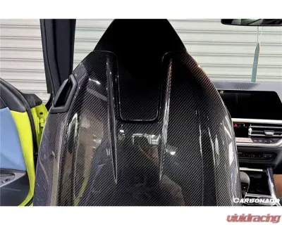 Carbonado CFRP OE Style Seat-Back Cover Replacement BMW M4 G82 | G83 2021+ - CF8485OE-STC