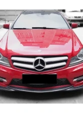 Carbonado CFRP AMG Style Front Lip Mercedes Benz W204 C-Class 2012-2014                                     - CF8493AMG.L - Image 7