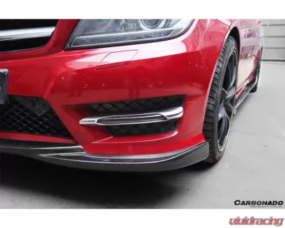 Carbonado CFRP AMG Style Front Lip Mercedes Benz W204 C-Class 2012-2014 - CF8493AMG.L
