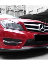 Carbonado CFRP AMG Style Front Lip Mercedes Benz W204 C-Class 2012-2014                                     - CF8493AMG.L - Image 6