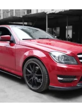 Carbonado CFRP AMG Style Front Lip Mercedes Benz W204 C-Class 2012-2014                                     - CF8493AMG.L - Image 7