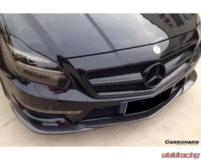 Carbonado Carbon Fiber Front Lip for Mercedes Benz W218 CLS63 AMG 2011-2013 - CF8494AMG.L