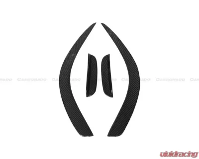 Carbonado CFRP BK Style Front Canard Mercedes Benz W204 C63 AMG 2012-2014 - CF8500OEM.CRD