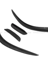 Carbonado CFRP BK Style Front Canard Mercedes Benz W204 C63 AMG 2012-2014                                     - CF8500OEM.CRD - Image 2