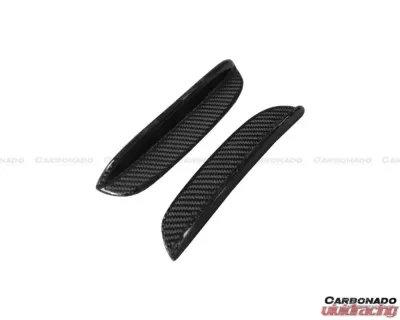 Carbonado CFRP BK Style Front Canard Mercedes Benz W204 C63 AMG 2012-2014 - CF8500OEM.CRD