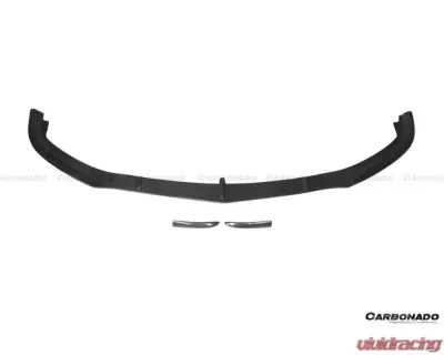 Carbonado CFRP Front Lip for Mercedes Benz W205 C63/S AMG Sedan 2015-2021 Black SS - CF8502BKSS.FL