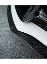 Carbonado CFRP Front Lip for Mercedes Benz W205 C63/S AMG Sedan 2015-2021 Black SS                                     - CF8502BKSS.FL - Image 4