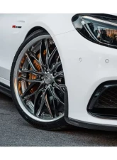 Carbonado CFRP Front Lip for Mercedes Benz W205 C63/S AMG Sedan 2015-2021 Black SS                                     - CF8502BKSS.FL - Image 5