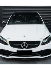 Carbonado CFRP Front Lip for Mercedes Benz W205 C63/S AMG Sedan 2015-2021 Black SS                                     - CF8502BKSS.FL - Image 9