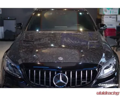 Carbonado CFRP BKSS Style Hood Mercedes Benz W205 C63 | S AMG 2015-2021 - CF8502BKSS2-H