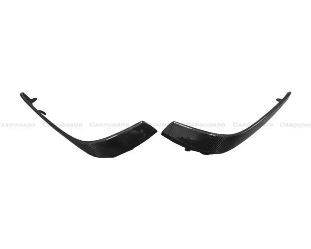Carbonado CFRP Front Bumper Canards Mercedes Benz W205 C63 | S AMG 2015-2021 - CF8502OEM.CRD