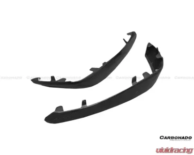 Carbonado CFRP Front Bumper Canards Mercedes Benz W205 C63 | S AMG 2015-2021 - CF8502OEM.CRD