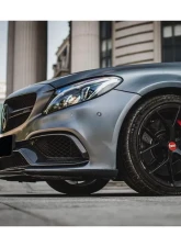 Carbonado CFRP Front Bumper Canards Mercedes Benz W205 C63 | S AMG 2015-2021                                     - CF8502OEM.CRD - Image 12