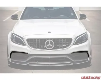 Carbonado CFRP Front Bumper Canards Mercedes Benz W205 C63 | S AMG 2015-2021 - CF8502OEM.CRD
