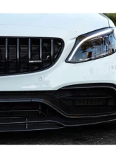 Carbonado CFRP Front Bumper Canards Mercedes Benz W205 C63 | S AMG 2015-2021                                     - CF8502OEM.CRD - Image 7