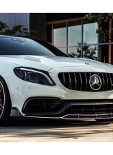 Carbonado CFRP Front Bumper Canards Mercedes Benz W205 C63 | S AMG 2015-2021                                     - CF8502OEM.CRD - Image 9