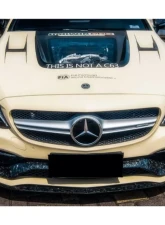 Carbonado CFRP Front Bumper Accessory Set 6pcs for Mercedes Benz W205 C63/S AMG 2015-2021                                     - CF8502OEM.FL SET - Image 5