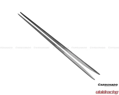 Carbonado CFRP Side Skirts Extension Add On Lip Mercedes Benz W205 C63 | S AMG 2015-2021 - CF8502OEM.SSC