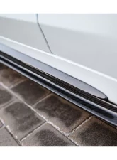 Carbonado CFRP Side Skirts Extension Add On Lip Mercedes Benz W205 C63 | S AMG 2015-2021                                     - CF8502OEM.SSC - Image 14