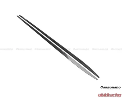 Carbonado CFRP Side Skirts Extension Add On Lip Mercedes Benz W205 C63 | S AMG 2015-2021 - CF8502OEM.SSC