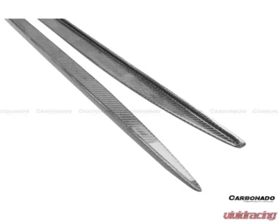 Carbonado CFRP Side Skirts Extension Add On Lip Mercedes Benz W205 C63 | S AMG 2015-2021 - CF8502OEM.SSC