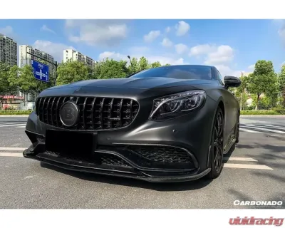 Carbonado Carbonado FGCF8506OEM.FL-2 Front Bumper Trim for Mercedes Benz C217 S63/S65 AMG 2014-2017 - FGCF8506OEM.FL-2
