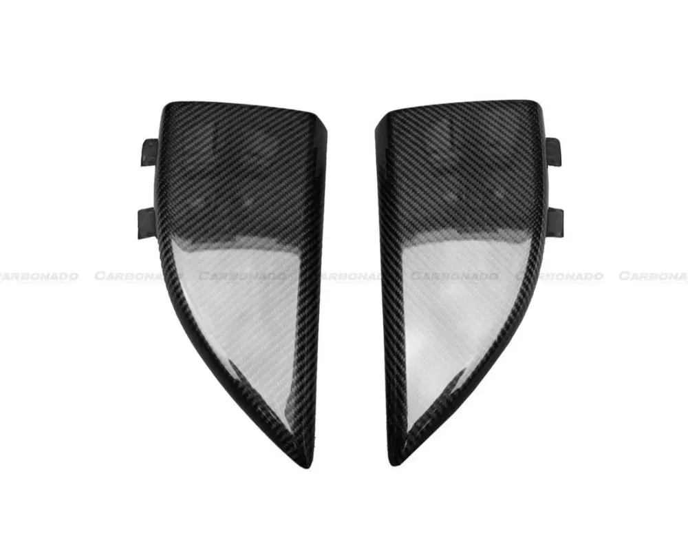 Carbonado FGCF OE Style Rear Bumper Caps Mercedes Benz C217 S63 | S65 AMG 2014-2021 - FGCF8506OEM.RBCA